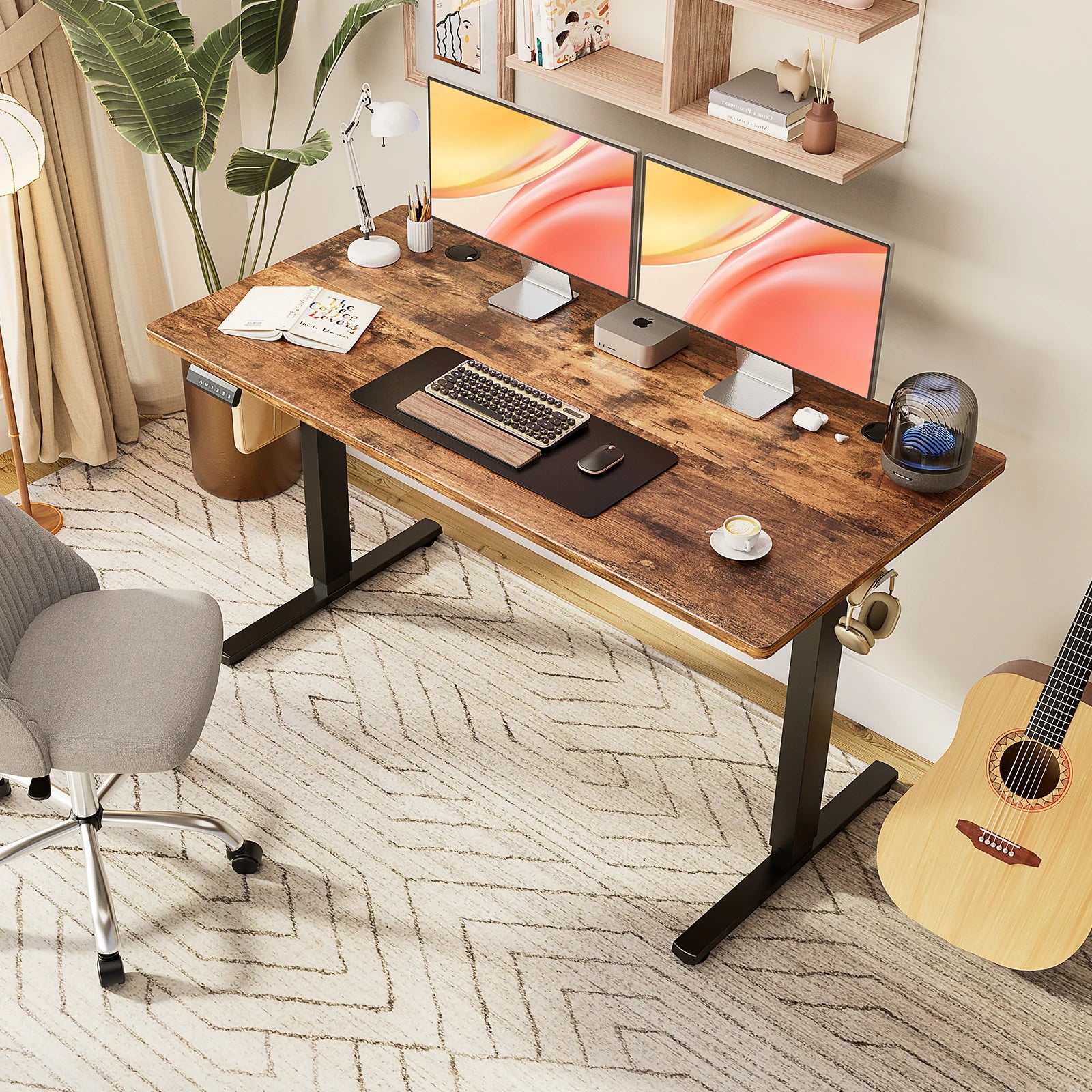 Adjustable 63x24 Inch Stand Up Sit  Work Table