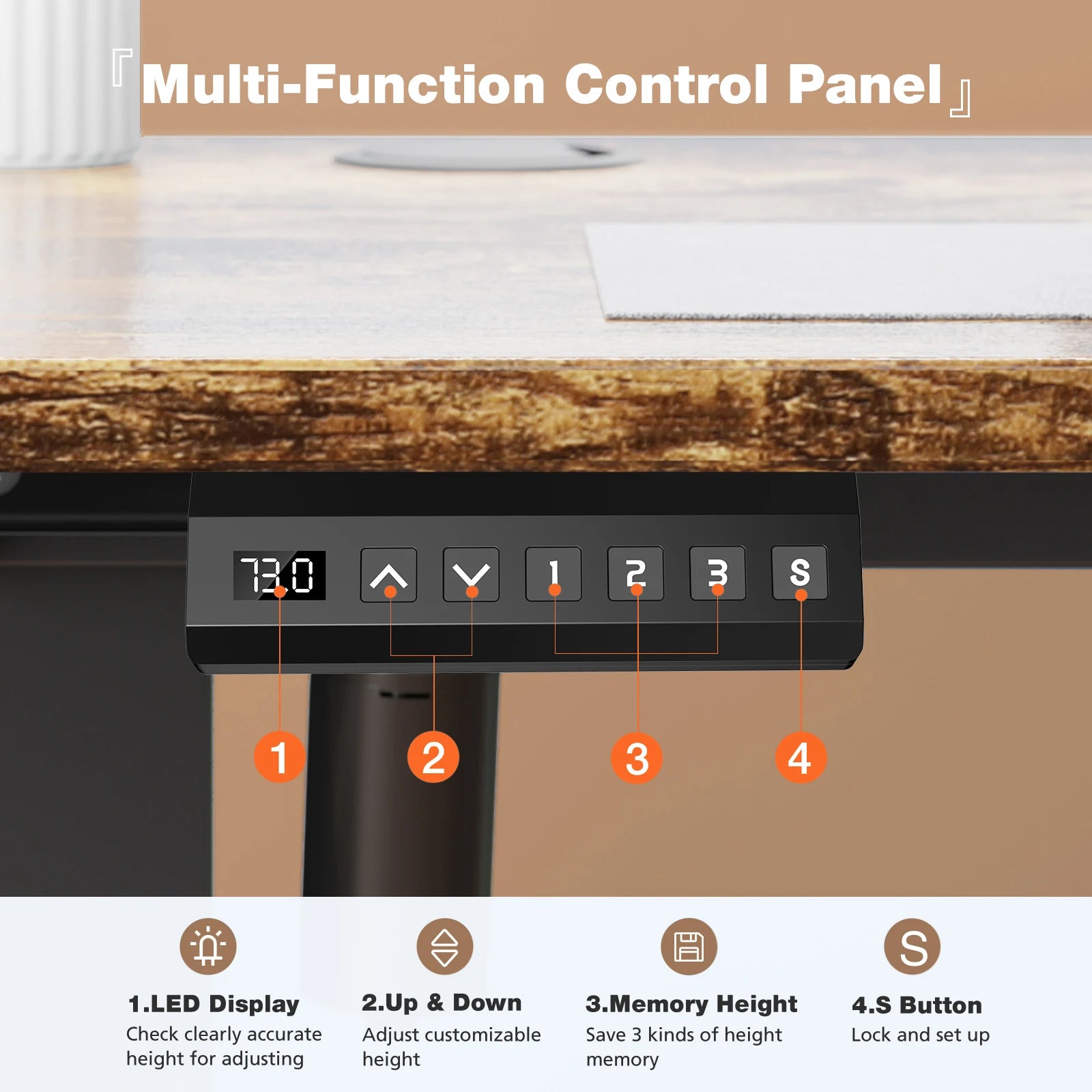Adjustable 63x24 Inch Stand Up Sit  Work Table