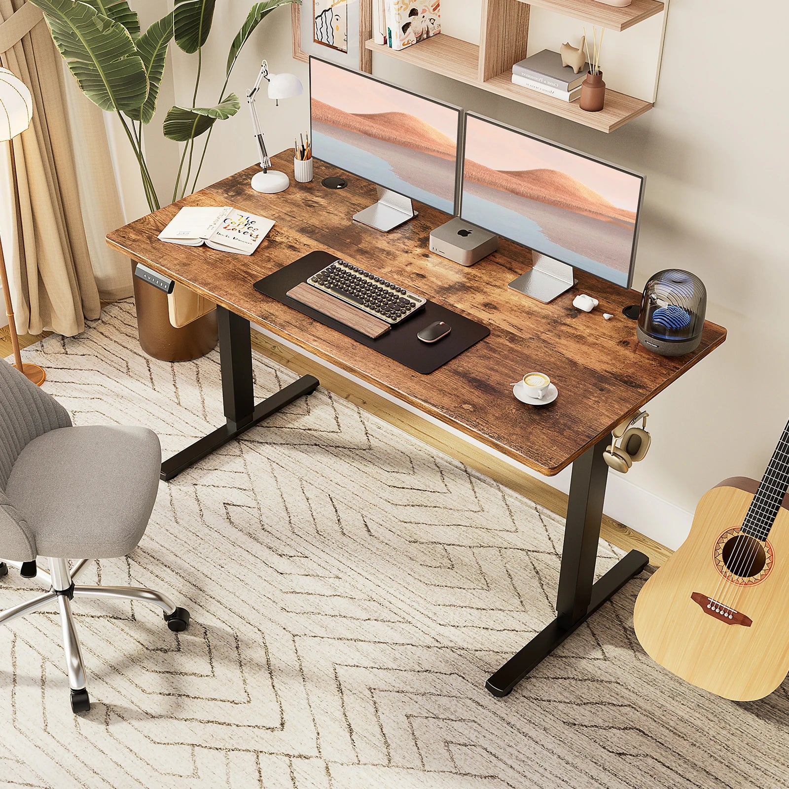 Adjustable 63x24 Inch Stand Up Sit  Work Table