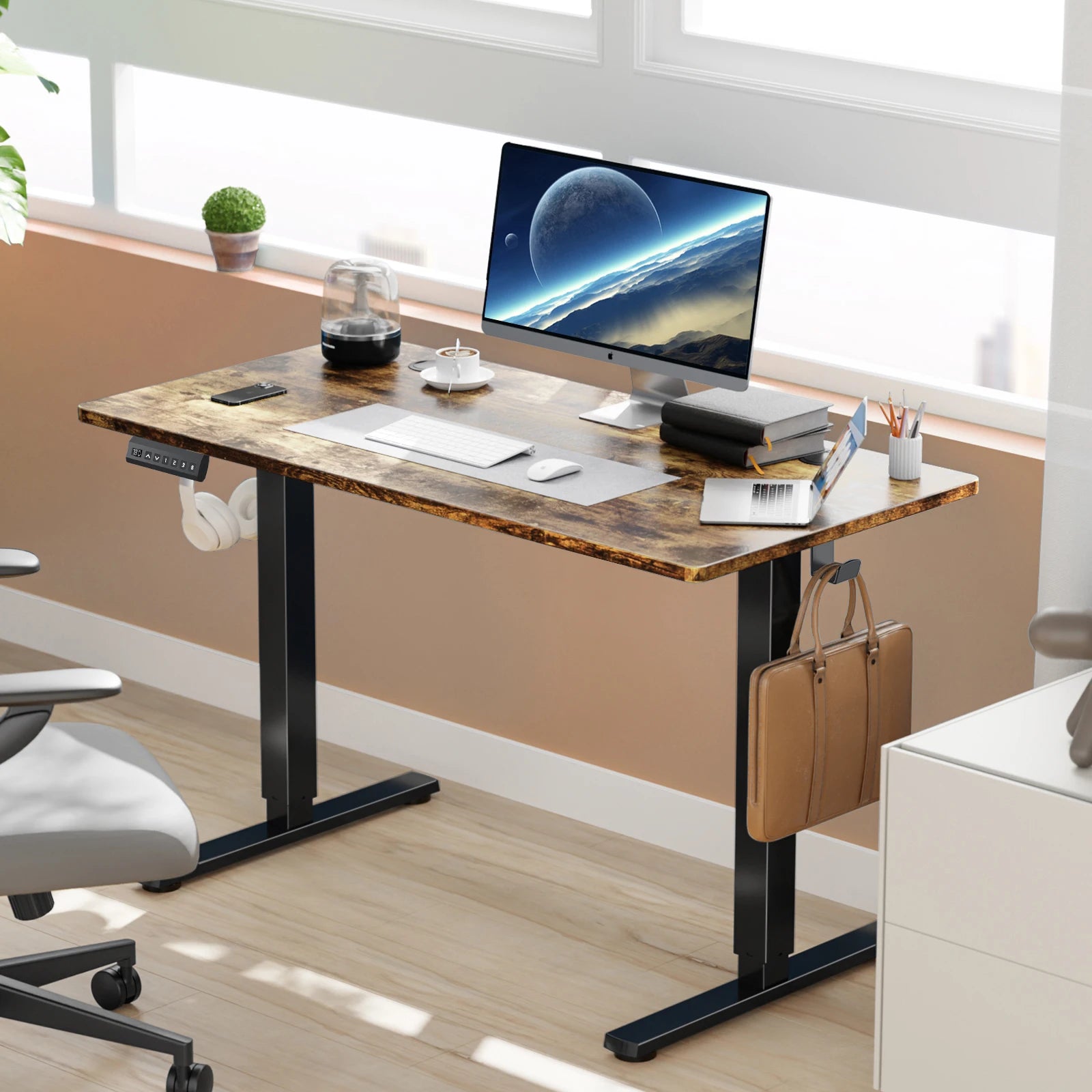 Adjustable 63x24 Inch Stand Up Sit  Work Table